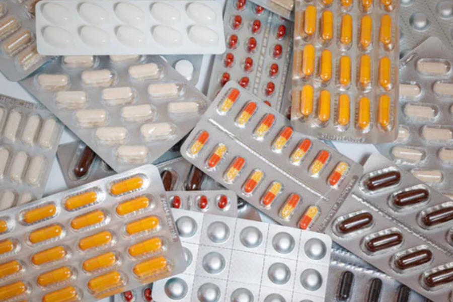 Pack of tablets for pharmacy
